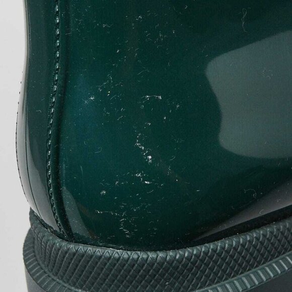 Gucci Green Rubber Short Horsebit Lug Sole Low Boots Size 6.5/37 - Picture 6 of 6